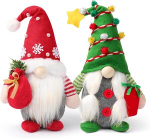 Gnome Christmas Plush Decor (Set of 2)