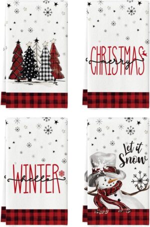 Festive Christmas Kitchen Towel Set