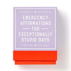 Emergency Affirmations Card Deck