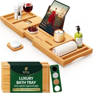 Bamboo Bathtub Caddy Tray