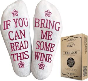“Bring Me Wine” Socks