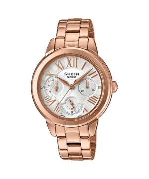 นาฬิกาข้อมือ Casio Sheen Chronograph รุ่น SHE-3059PG-7A